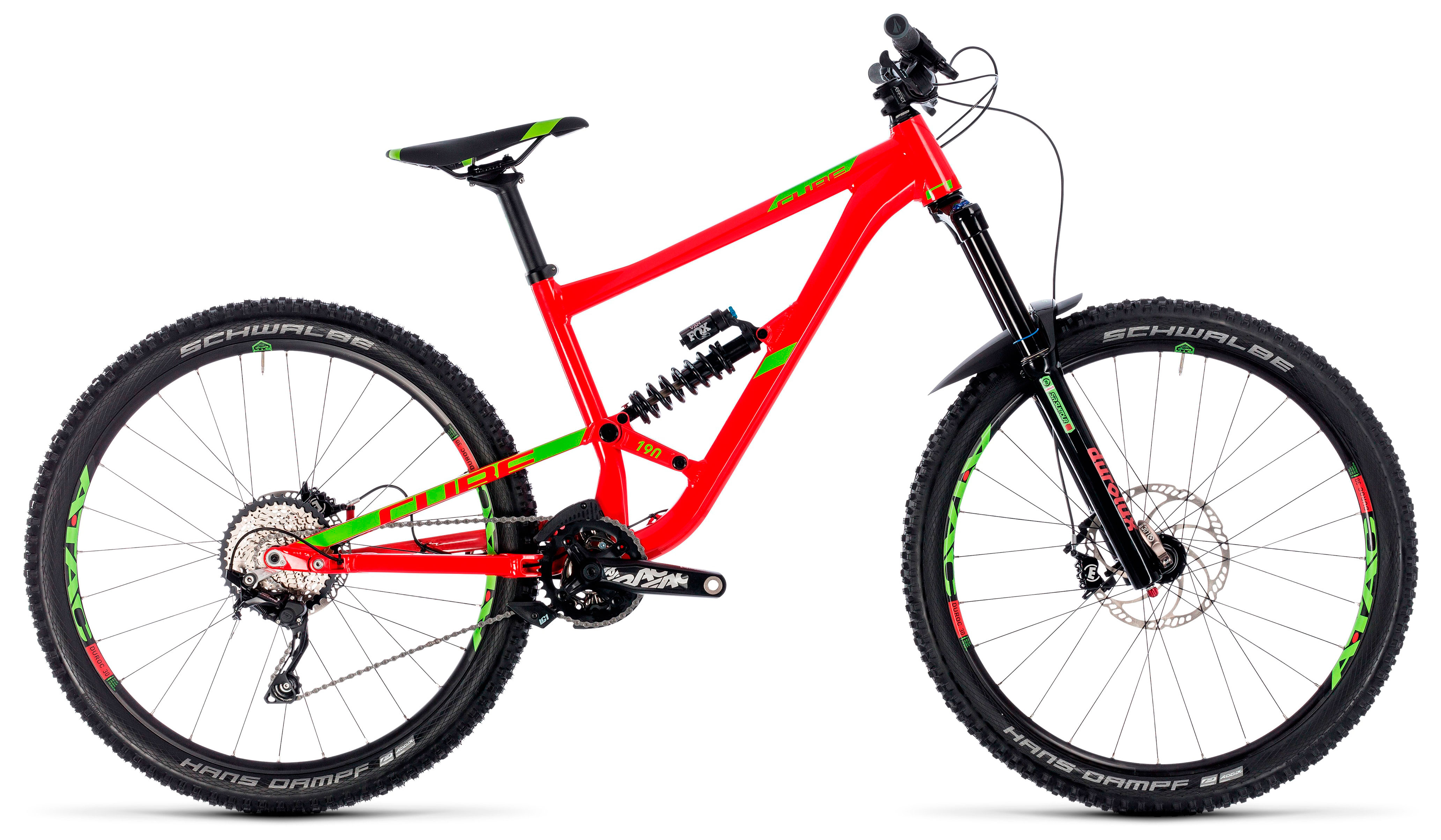 Двухподвесный велосипед 27.5 CUBE Hanzz 190 RACE 27.5 (2018)